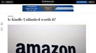 
                            5. Is Kindle Unlimited worth it? - The Washington Post