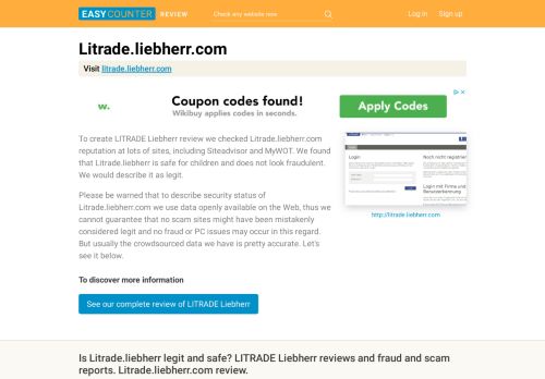 
                            12. Is Litrade.liebherr legit and safe? LITRADE Liebherr reviews and fraud ...