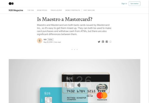 
                            5. Is Maestro a Mastercard? – N26 Magazine