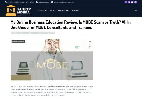 
                            2. Is MOBE a Scam? Detailed Review of My Online Business Education