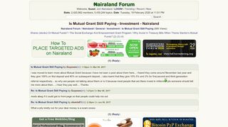 
                            2. Is Mutual Grant Still Paying - Investment - Nigeria - Nairaland Forum