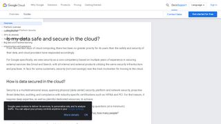 
                            12. Is my data safe and secure in the cloud? | Google Cloud Platform ...