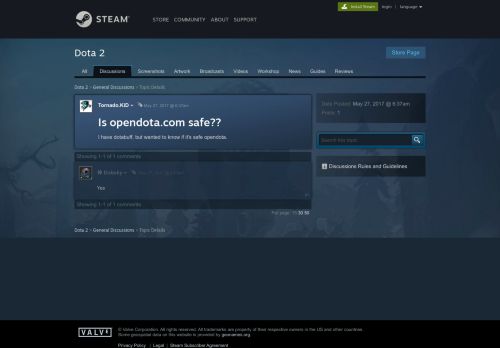 
                            6. Is opendota.com safe?? :: Dota 2 General Discussions