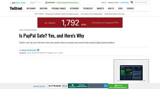 
                            11. Is PayPal Safe? Yes, and Here's Why - TheStreet