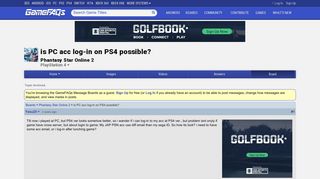 
                            4. is PC acc log-in on PS4 possible? - Phantasy Star Online 2 ...