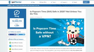 
                            6. Is Popcorn Time (Still) Safe in 2019? Not Unless You Do This