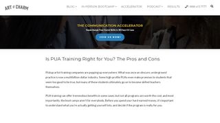 
                            6. Is PUA Training Right for You? The Pros and Cons - The Art of Charm