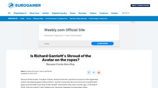
                            5. Is Richard Garriott's Shroud of the Avatar on the ropes? • Eurogamer ...
