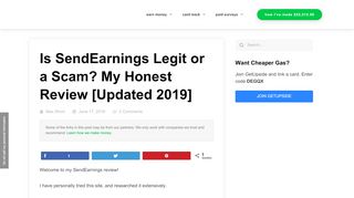 
                            13. Is SendEarnings Legit? My Insider Review [Updated 2018] - Work ...