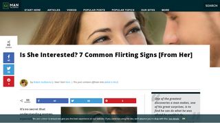 
                            5. Is She Interested? 7 Common Flirting Signs [From Her] - Mantelligence