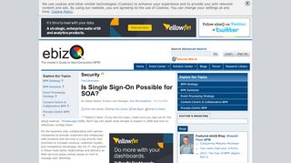 
                            6. Is Single Sign-On Possible for SOA? - ebizQ.net