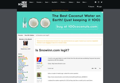 
                            11. Is Snowinn.com legit? - Non-Ski Gabber - Newschoolers.com