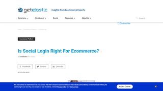 
                            11. Is Social Login Right For Ecommerce? - Get Elastic Ecommerce Blog
