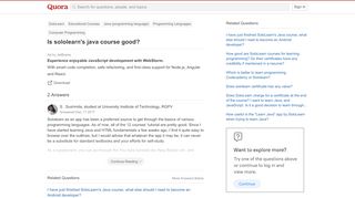 
                            12. Is sololearn's java course good? - Quora