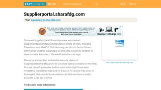 
                            9. Is Supplierportal.sharafdg legit and safe? Supplier Portal ...