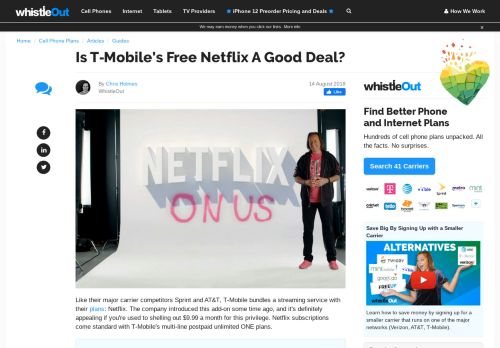 
                            12. Is T-Mobile's Free Netflix A Good Deal? | WhistleOut