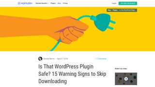 
                            7. Is That WordPress Plugin Safe? 15 Warning Signs to Skip ...
