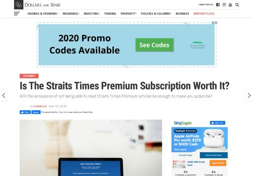 
                            6. Is The Straits Times Premium Subscription Worth It?