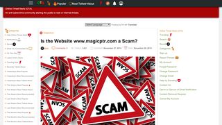 
                            11. Is the Website www.magicptr.com a Scam? - Online Threat Alerts