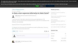 
                            13. Is there a less expensive alternative to Sales Genie? - CoFoundersLab