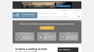
                            7. Is there a setting to limit login attempts? - IT Answers
