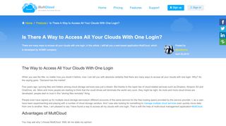 
                            6. Is There A Way to Access All Your Clouds With One Login? - MultCloud
