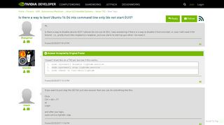 
                            6. Is there a way to boot Ubuntu 16.04 into command line only (do not ...