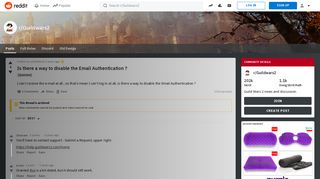 
                            4. Is there a way to disable the Email Authentication ? : Guildwars2 ...