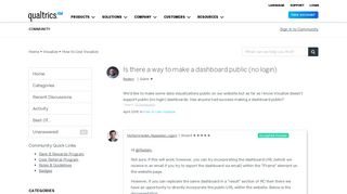 
                            10. Is there a way to make a dashboard public (no login) — Qualtrics ...