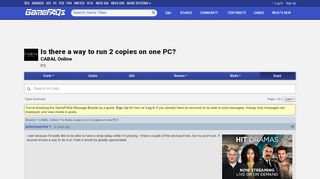 
                            6. Is there a way to run 2 copies on one PC? - CABAL Online Message ...