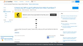 
                            9. Is there any API to get FuelPoints from Nike Fuel Band ? - Stack ...