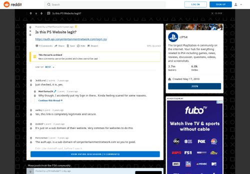
                            12. Is this PS Website legit? : PS4 - Reddit