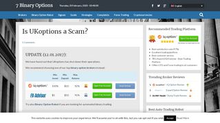 
                            7. • Is UKoptions a Scam? • - 7 Binary Options