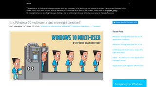 
                            8. Is Windows 10 multi-user a step in the right direction? - ...