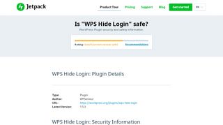 
                            7. Is WPS Hide Login Safe? - Jetpack