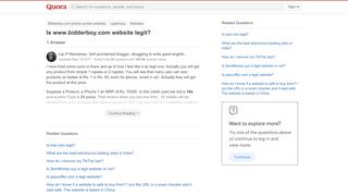 
                            12. Is www.bidderboy.com website legit? - Quora