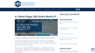 
                            5. Is Yellow Pages 360 Online Worth It? A Review