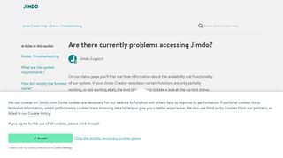 
                            6. Is Your Jimdo Website Unavailable? - Jimdo Support Center (English)