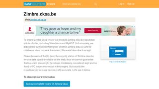 
                            12. Is Zimbra.cksa legit and safe? Zimbra Cksa reviews and fraud and ...