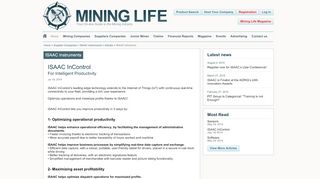 
                            5. ISAAC InControl - Mining Life