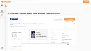 
                            9. ISAAC Instruments Competitors, Revenue and Employees - Owler ...