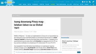 
                            12. Isang dosenang Pinoy maglalaban-laban na sa Global TNT ...