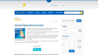 
                            6. IsCool Aplicativo Escolar - Rede La Salle - o conhecimento emociona