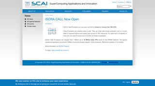 
                            7. ISCRA CALL Now Open | SCAI - HPC Cineca
