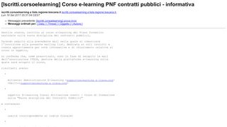 
                            4. [Iscritti.corsoelearning] Corso e-learning PNF contratti pubblici ...