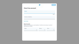 
                            3. Iscriviti a Twitter / Twitter