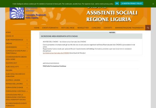 
                            10. Iscrizione area riservata sito CNOAS | Ordine Assistenti Sociali ...
