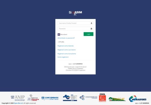 
                            1. Iscrizione Imprese e Consulenti al portale Asim - Portale del Fondo ASIM