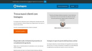 
                            2. Iscrizione Instapro: Trova clienti per lavori edili inerenti alla casa