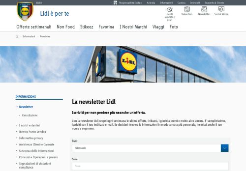 
                            7. Iscrizione - lidl.it